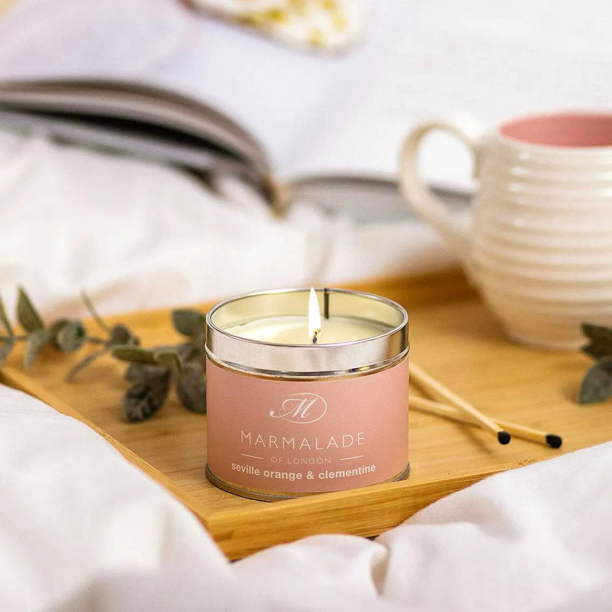 Seville Orange & Clementine 210G Tin Soy Candle>Marmalade of London Cheap
