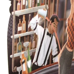 'Champagne' 3D Greetings Card><noscript><img width=