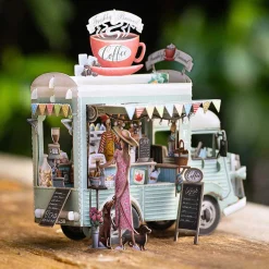 'Coffee Truck' 3D Greetings Card>Me & McQ Outlet