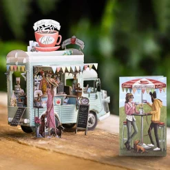 'Coffee Truck' 3D Greetings Card>Me & McQ Outlet