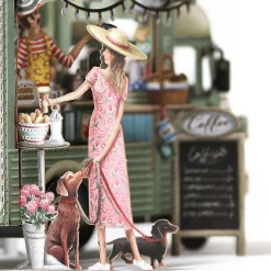 'Coffee Truck' 3D Greetings Card><noscript><img width=