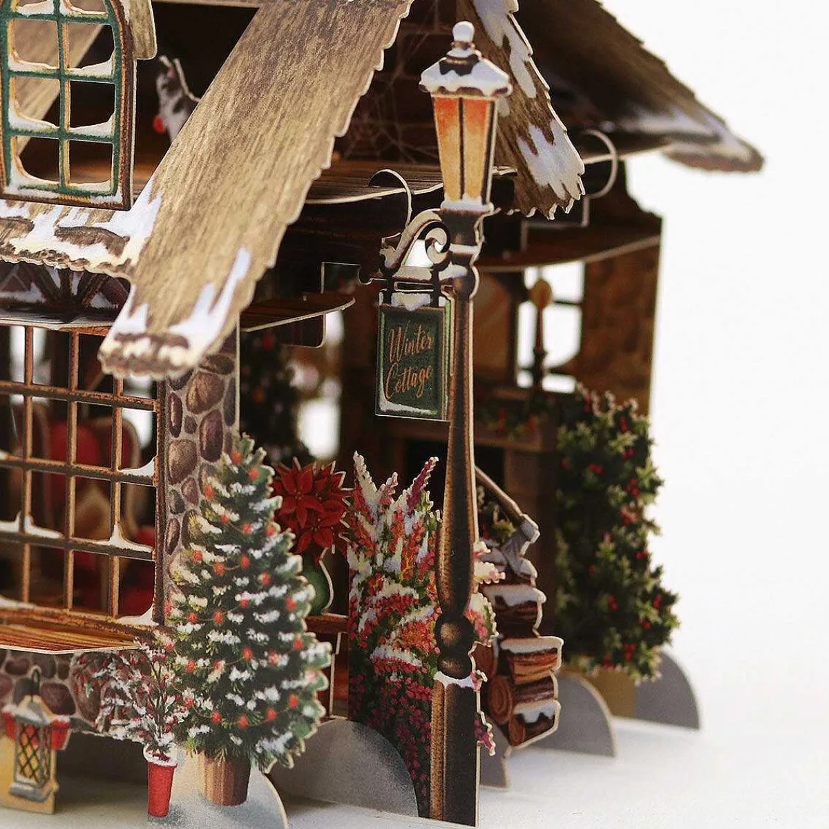 Cosy Cottage 3D Christmas Card>Me & McQ Cheap