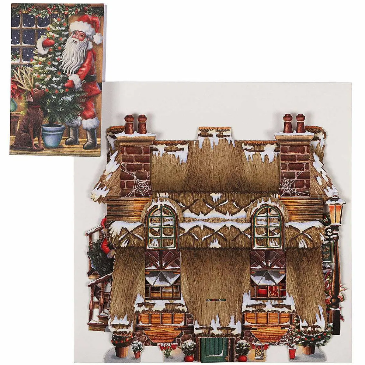 Cosy Cottage 3D Christmas Card>Me & McQ Cheap