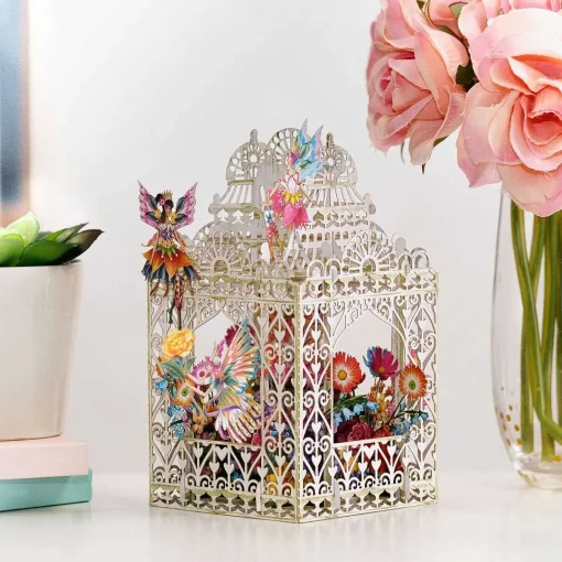 "Flower Fairies" 3D Birthday Card>Me & McQ Cheap