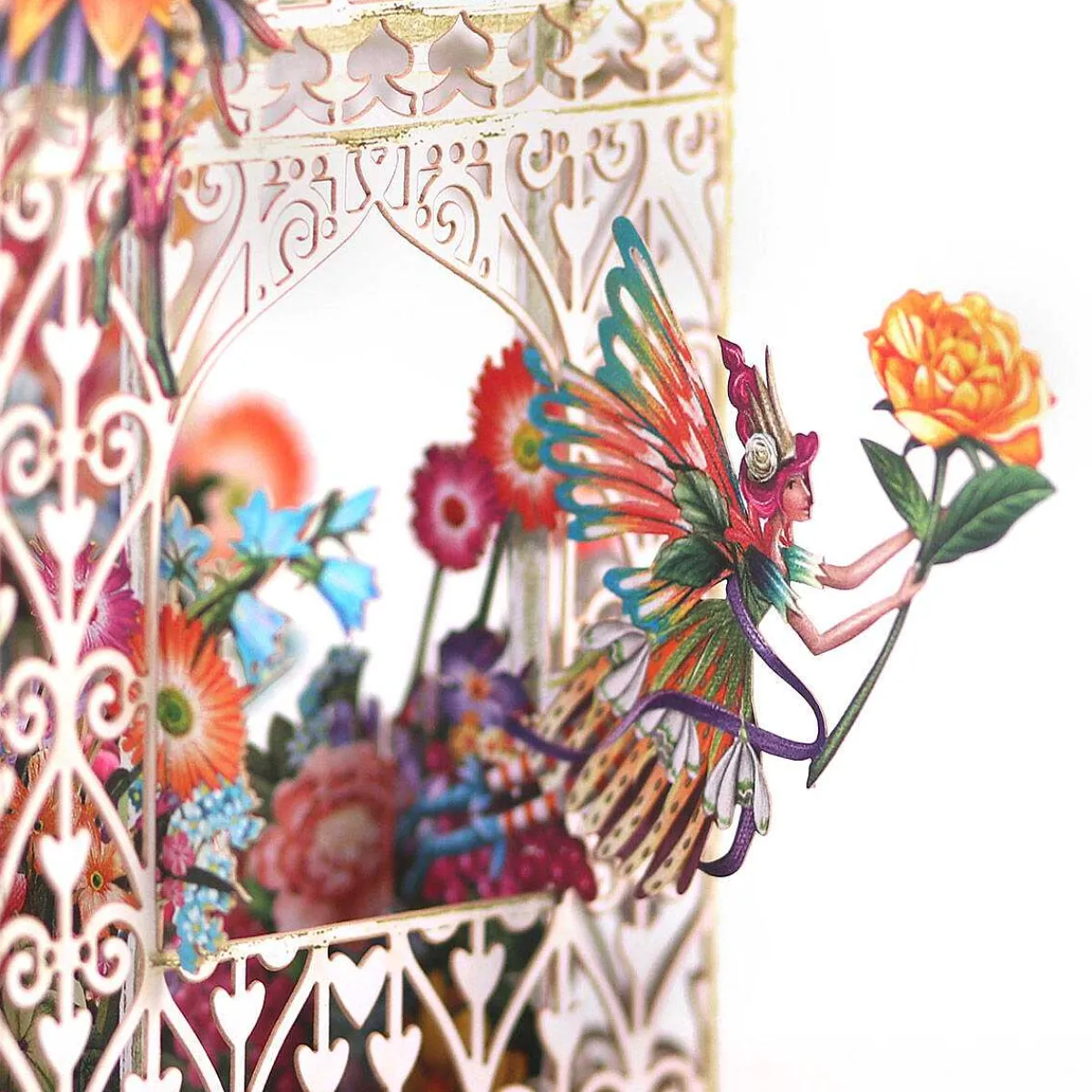 "Flower Fairies" 3D Birthday Card>Me & McQ Cheap