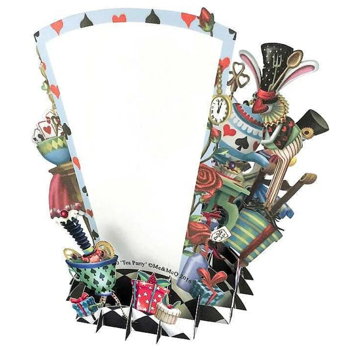 "Mad Hatters" 3D Greetings Card>Me & McQ Fashion