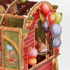 Mouse Caravan 3D Greetings Card><noscript><img width=