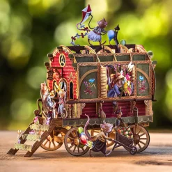 Mouse Caravan 3D Greetings Card><noscript><img width=