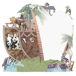 "Noah's Ark" 3D Greetings Card>Me & McQ Best