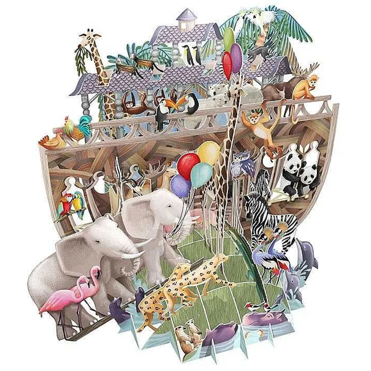 "Noah's Ark" 3D Greetings Card>Me & McQ Best