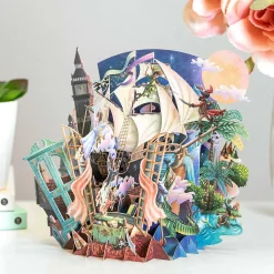 'Pirate Ship' 3D Greetings Card>Me & McQ Online