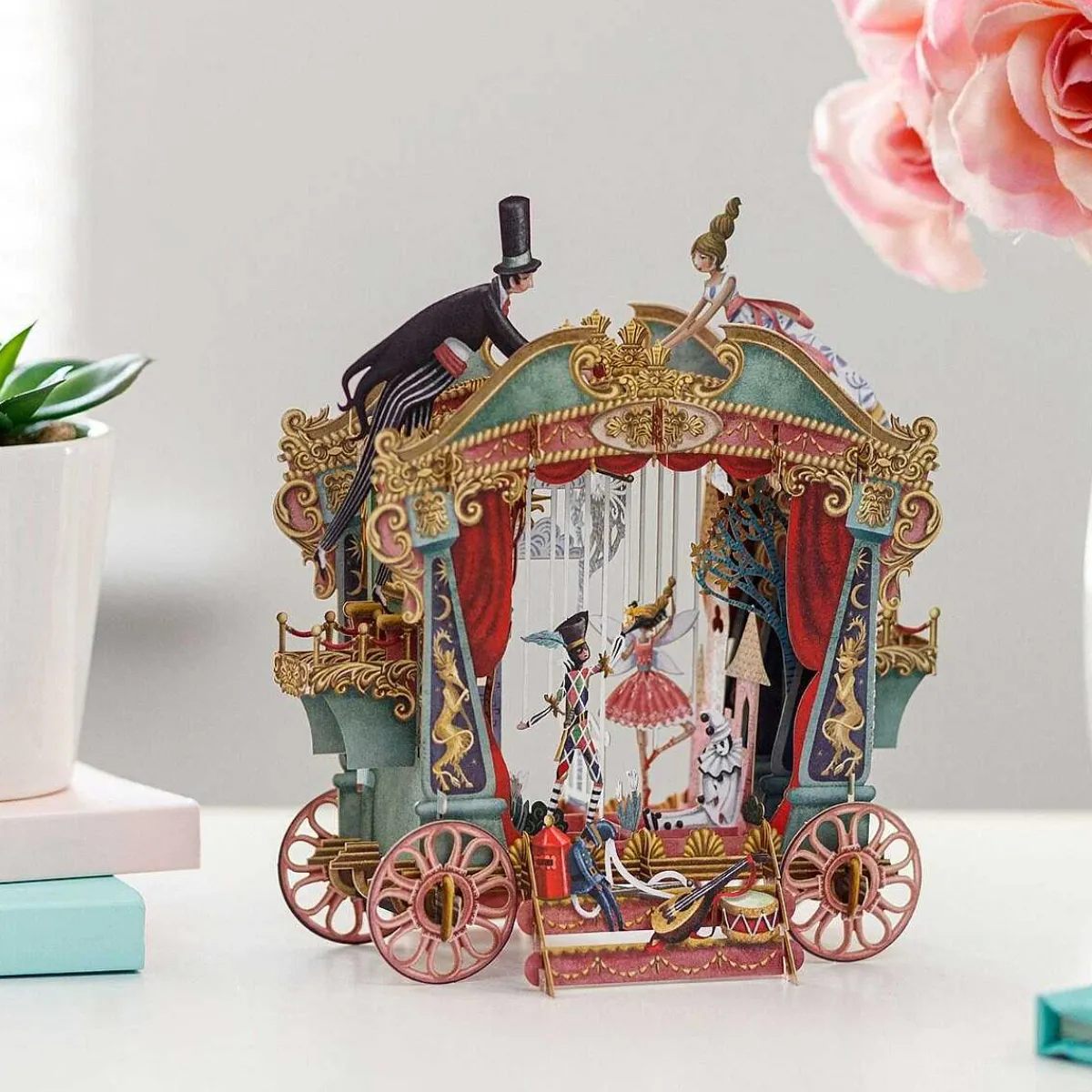 'Puppet Theatre' 3D Greetings Card>Me & McQ Fashion