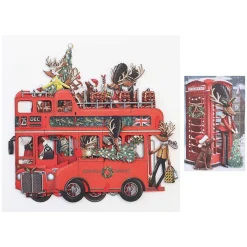 Santa's Bus 3D Christmas Card>Me & McQ Sale
