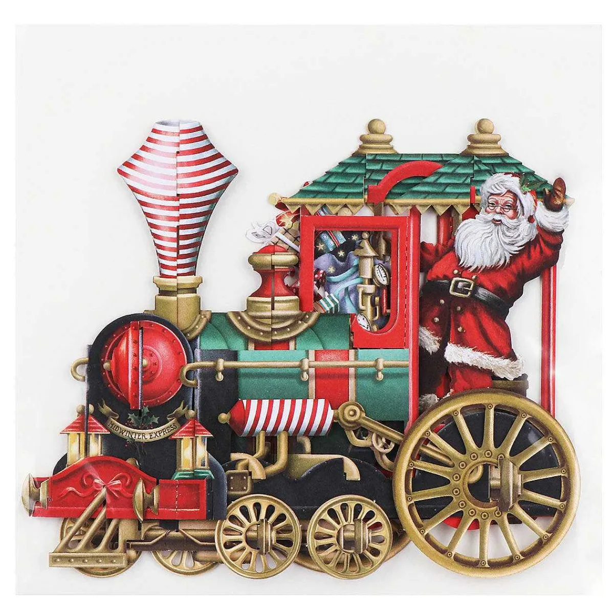'santa's Train' 3D Christmas Card>Me & McQ Discount