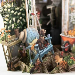 'shed Quarters' 3D Greetings Card>Me & McQ Best