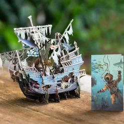 'sunken Galleon' 3D Greetings Card>Me & McQ Flash Sale