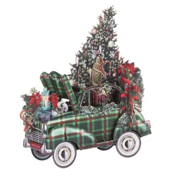 Tartan Car 3D Christmas Card>Me & McQ Online