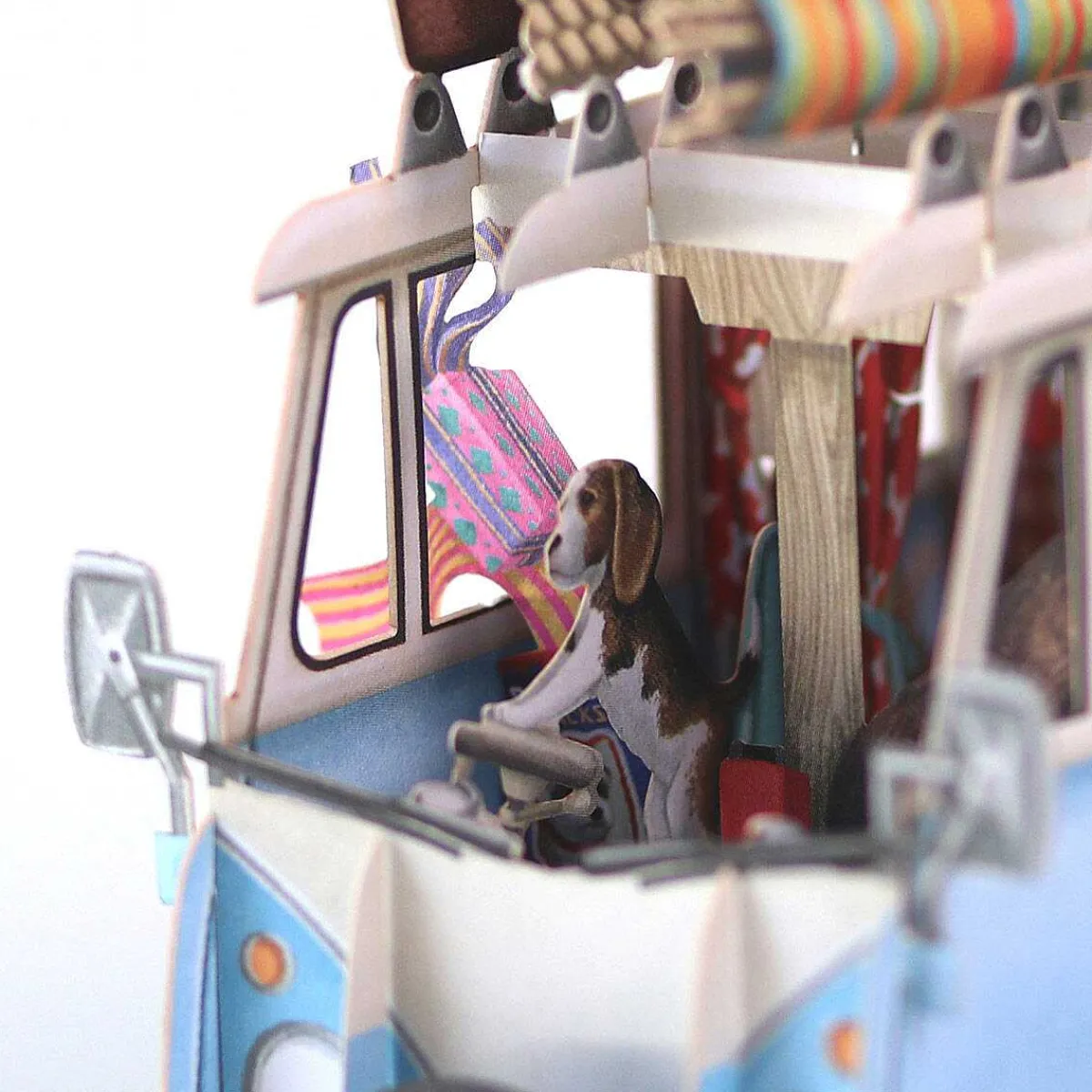'The Camper Van' 3D Greetings Card>Me & McQ Best