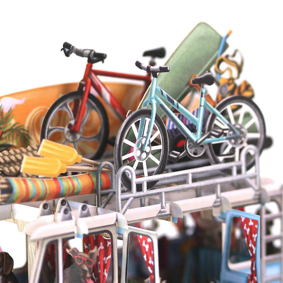 'The Camper Van' 3D Greetings Card>Me & McQ Best