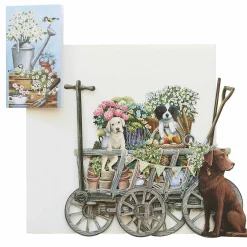 'The Goat Cart' 3D Greetings Card>Me & McQ Store