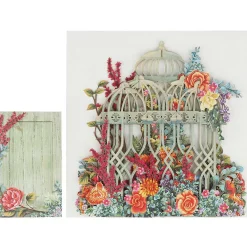 'The Green Cage' 3D Greetings Card>Me & McQ Fashion