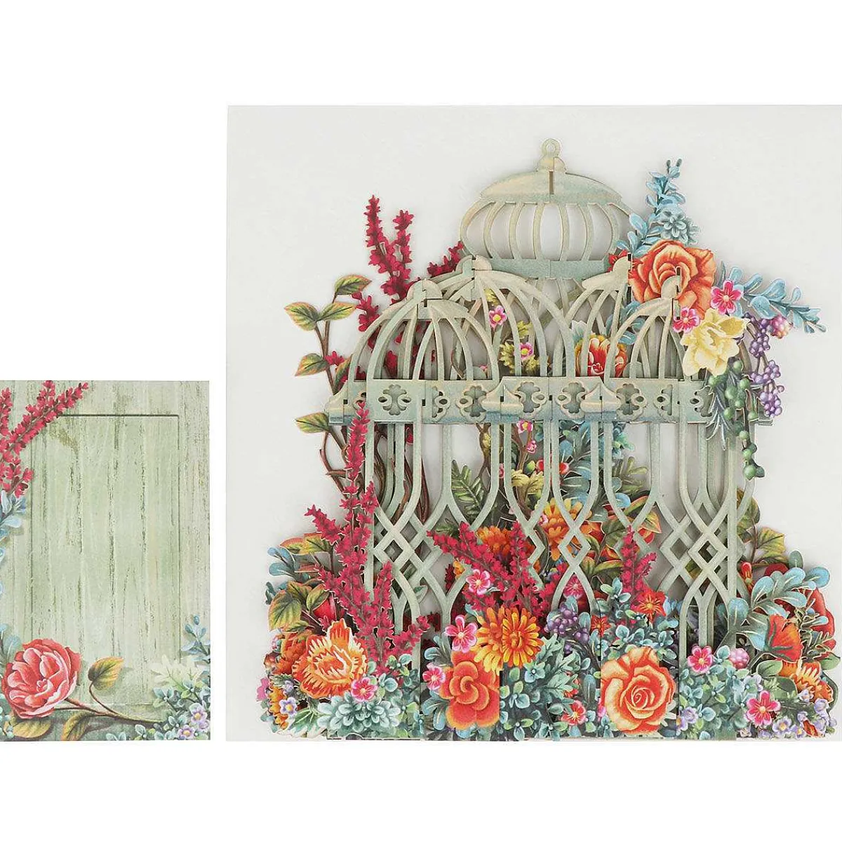'The Green Cage' 3D Greetings Card>Me & McQ Fashion