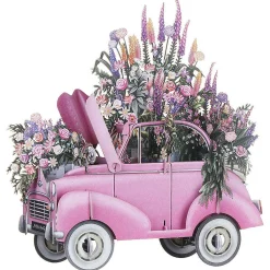 'The Pink Car' 3D Wedding Card><noscript><img width=