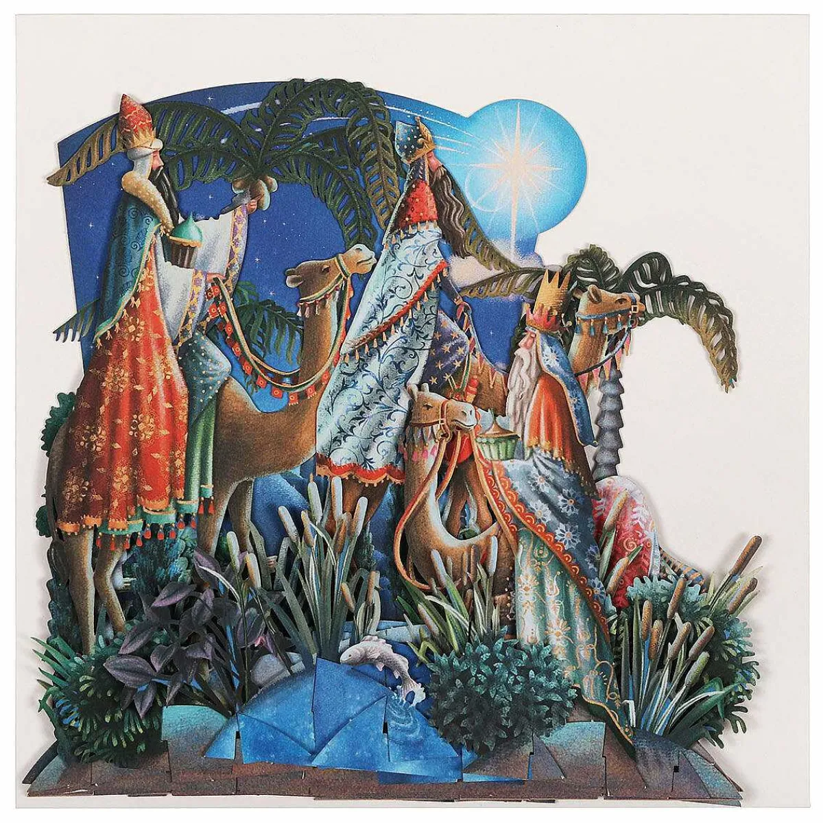 Three Kings 3D Christmas Card>Me & McQ Discount
