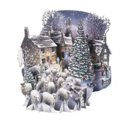 Winter Sheep 3D Christmas Card>Me & McQ Clearance
