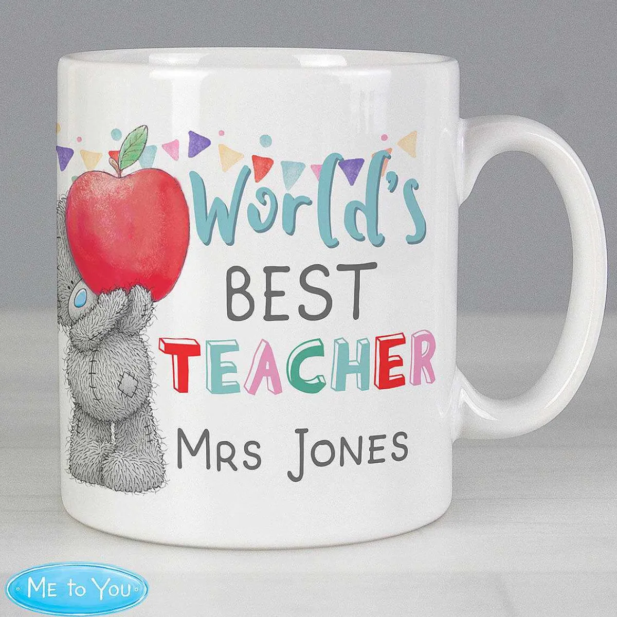 Personalised World's Best Teacher Mug>Me To You Hot