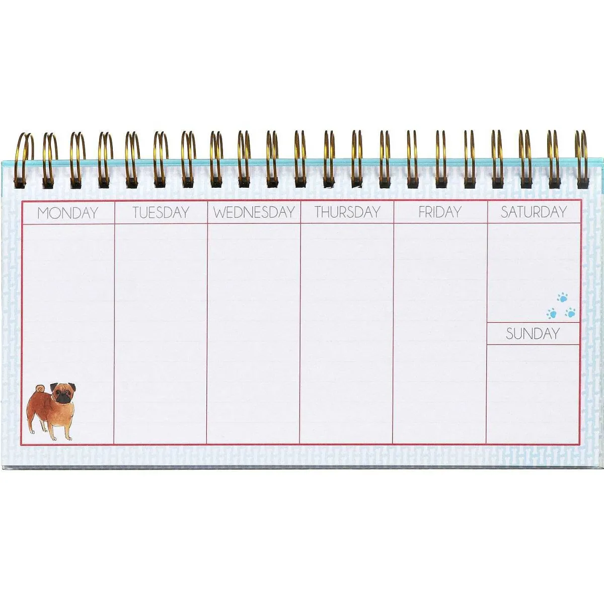 Debonair Dogs Weekly Planner>Milly Green Shop