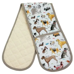 Debonair Dogs 100% Recycled Cotton Double Oven Glove>Milly Green Cheap