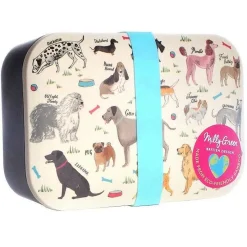 Debonair Dogs Bamboo Lunch Box>Milly Green Best