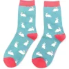 Duck Egg Rabbit Women's Bamboo Socks>Miss Sparrow Cheap