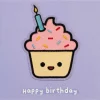 Moji Coco Cupcake Birthday Card With Peel Off Patch>Temptation Gifts Flash Sale