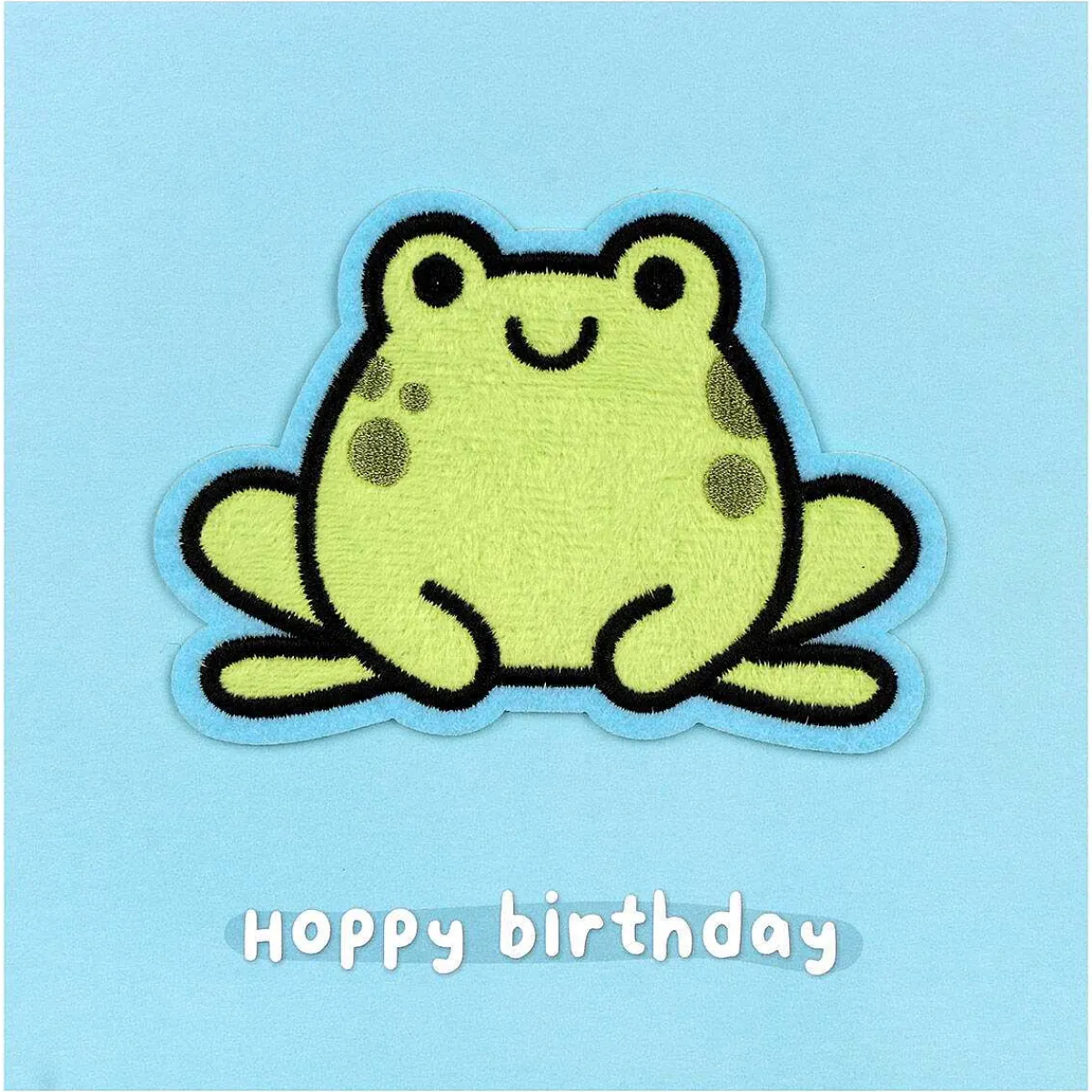 Moji Frankie Frog Birthday Card With Peel Off Patch>Temptation Gifts Fashion