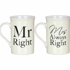Mr & Mrs Right And Always Right Mugs>Temptation Gifts Sale
