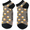 Grey Beer Men's Bamboo Trainer Socks>Mr Heron Shop