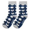 Navy Sheep Boys Bamboo Socks>Mr Heron Store