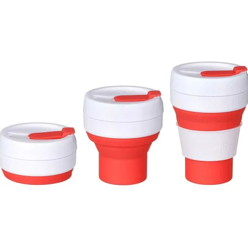 Mybento Coral Collapsible Travel Cup>Temptation Gifts Outlet