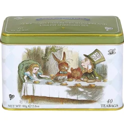 Alice In Wonderland Tea Tin With 40 English Breakfast Tea Bags>New English Teas Best Sale