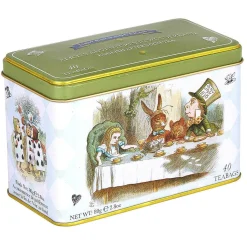 Alice In Wonderland Tea Tin With 40 English Breakfast Tea Bags><noscript><img width=