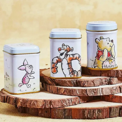 Disney Winnie The Pooh Set Of Three Mini Tins With Three Loose Tea Blends>New English Teas New