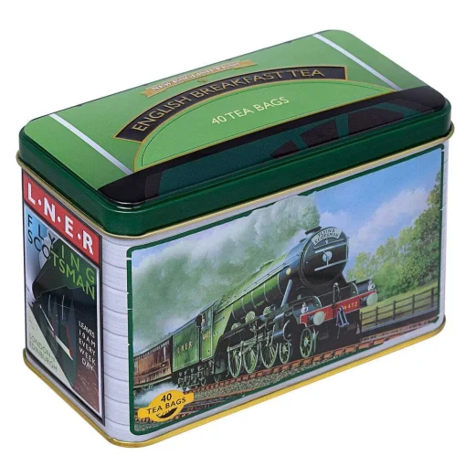 Flying Scotsman Tea Tin With 40 English Breakfast Tea Bags>New English Teas Flash Sale