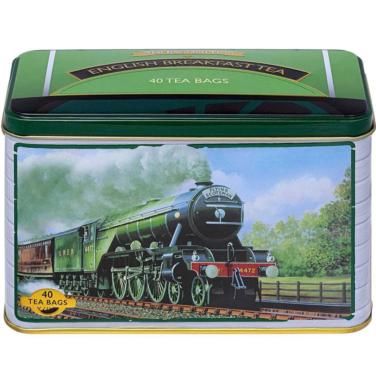 Flying Scotsman Tea Tin With 40 English Breakfast Tea Bags>New English Teas Flash Sale