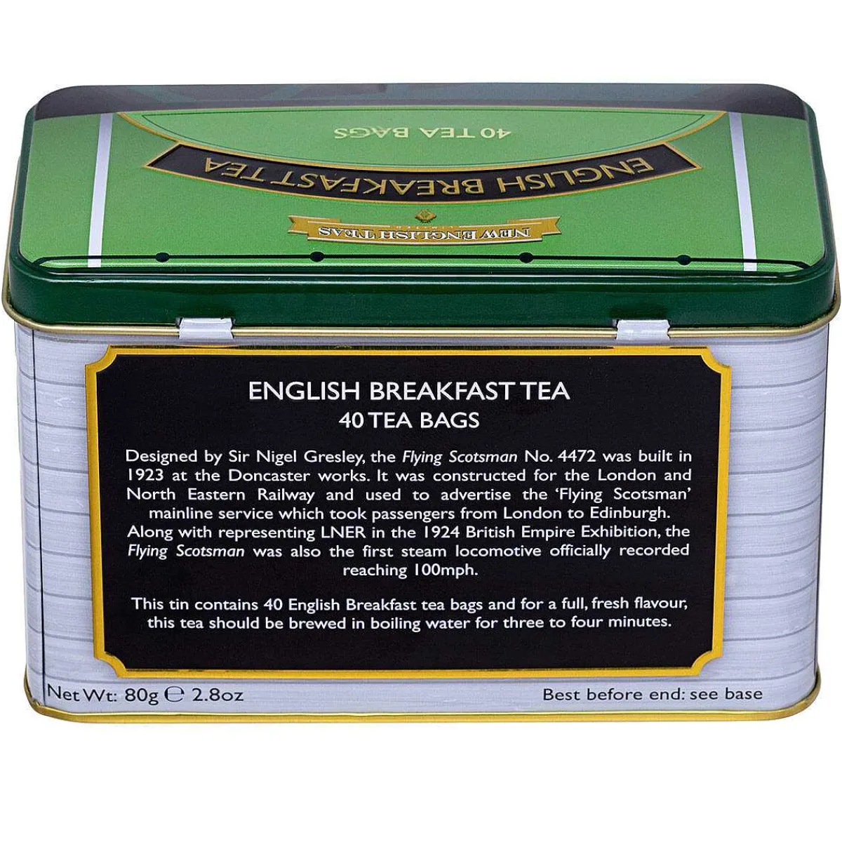 Flying Scotsman Tea Tin With 40 English Breakfast Tea Bags>New English Teas Flash Sale