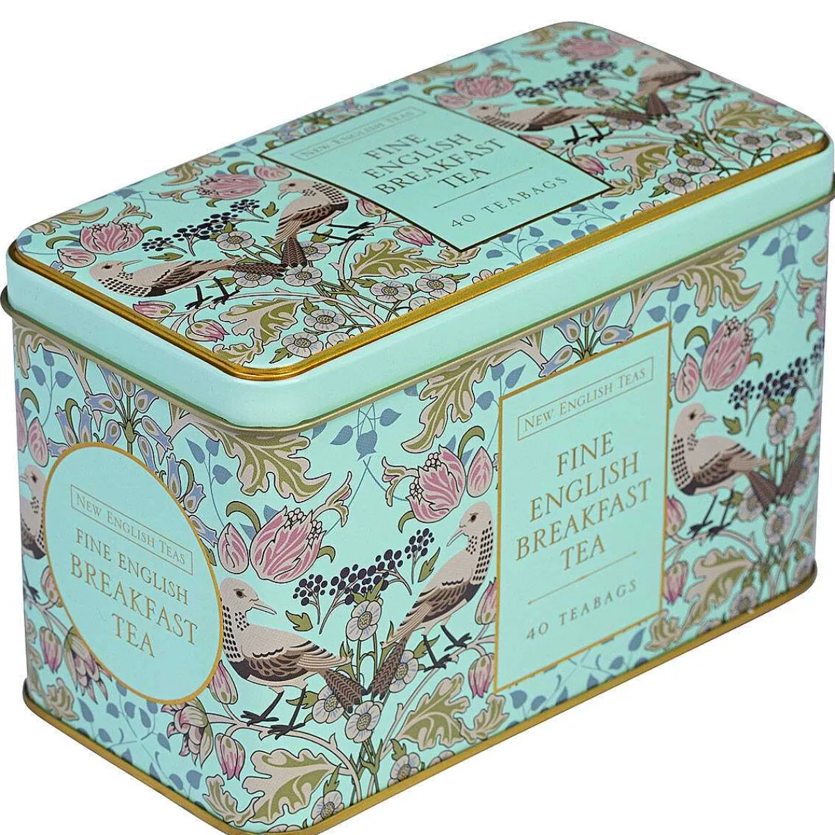 Song Thrush Mint Tea Caddy With 40 English Breakfast Tea Bags>New English Teas Discount
