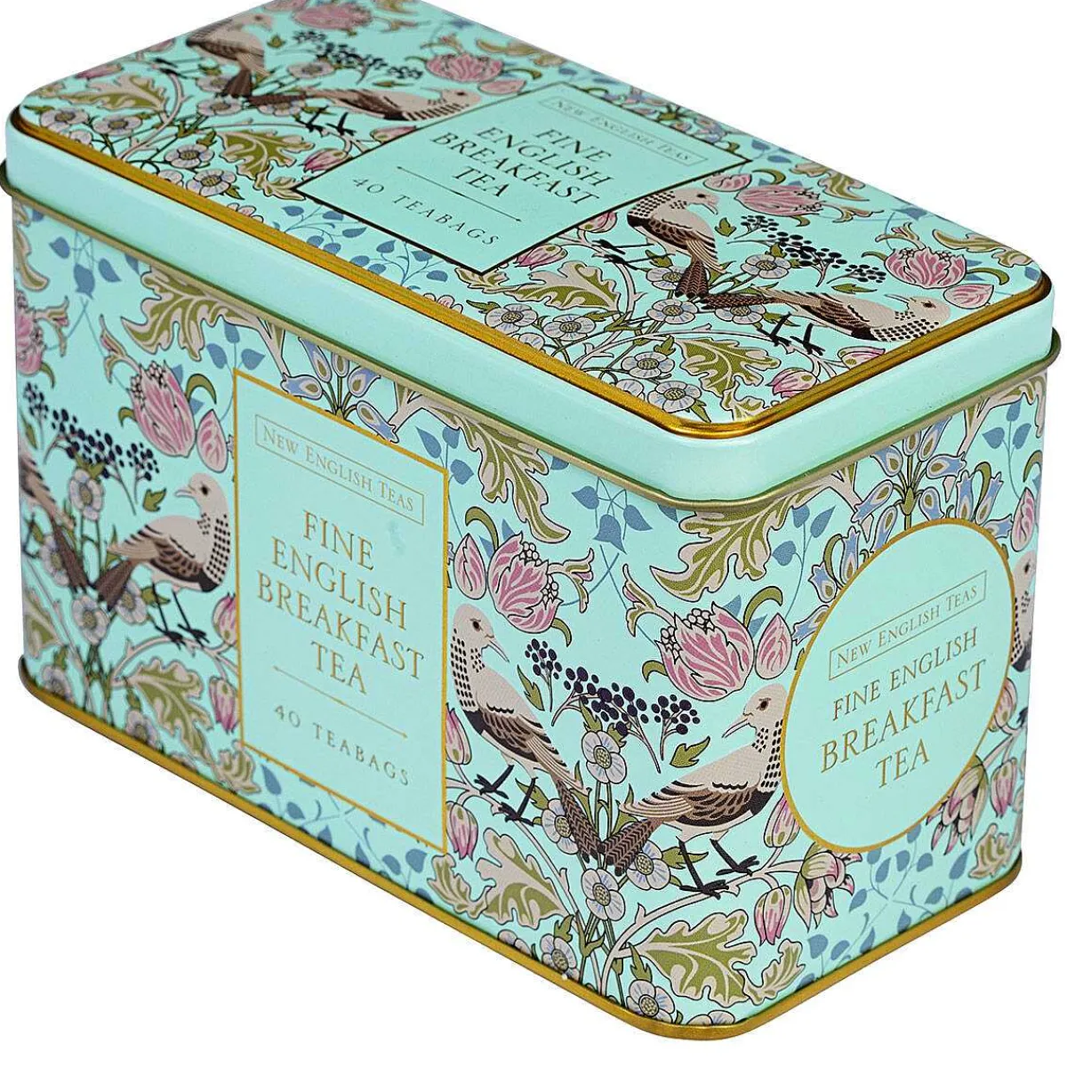 Song Thrush Mint Tea Caddy With 40 English Breakfast Tea Bags>New English Teas Discount