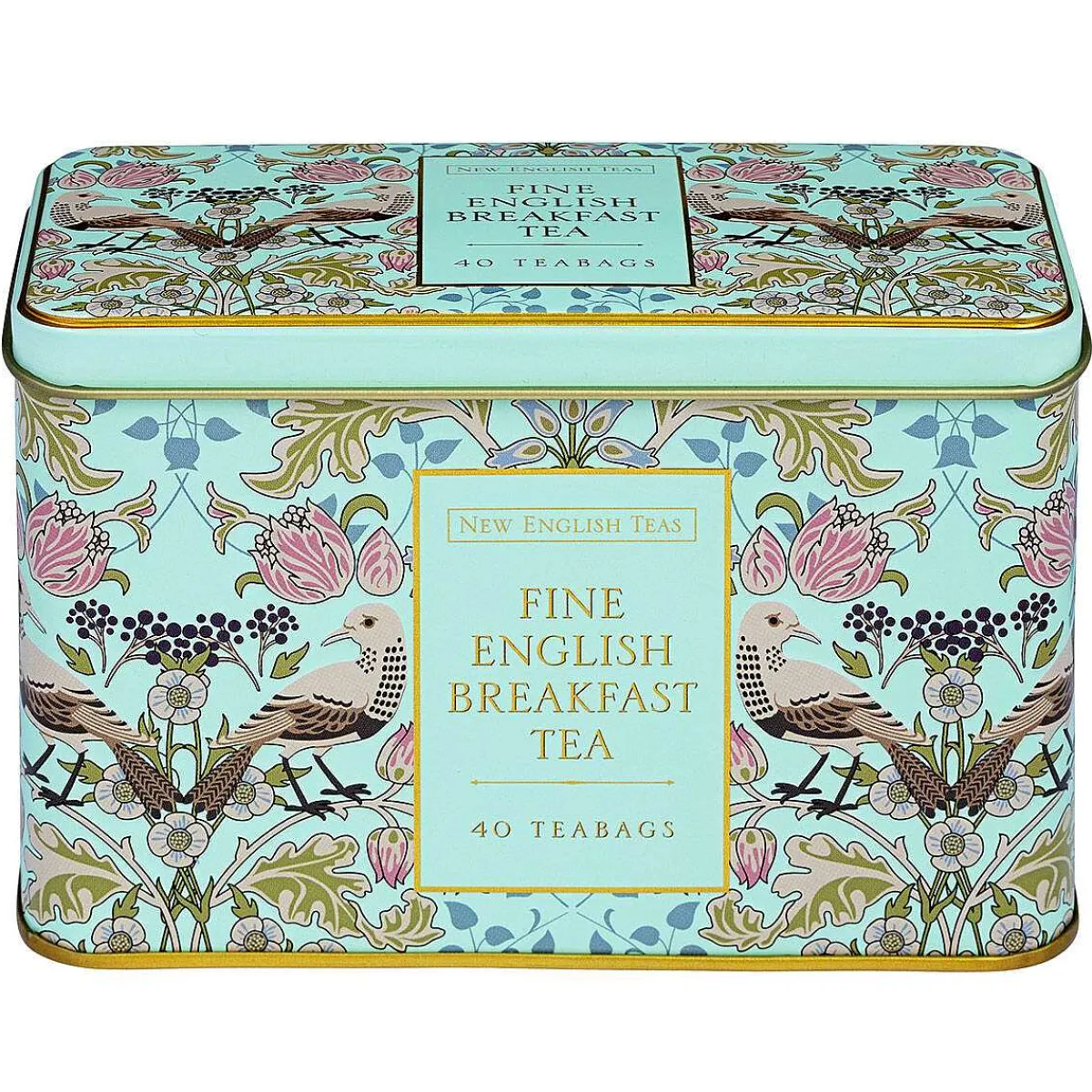 Song Thrush Mint Tea Caddy With 40 English Breakfast Tea Bags>New English Teas Discount
