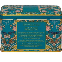 Song Thrush Teal Tea Caddy With 40 English Breakfast Tea Bags><noscript><img width=